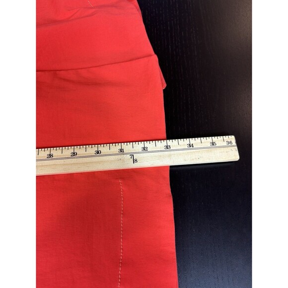 Maeve Anthropologie Shirt Dress Red 10 Cut Out Back Collared Maxi - Picture 10 of 12